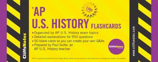 Cliffsnotes AP U.S. History Flashcards 0470282797 Book Cover