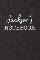 Jackson's Notebook: Personalized Scrapbook for Men 1798941821 Book Cover