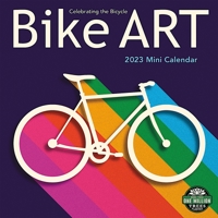 Bike Art 2023 Mini Wall Calendar: In Celebration of the Bicycle | Compact 7" x 14" Open | Amber Lotus Publishing 1631368486 Book Cover
