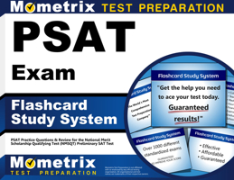 PSAT Exam Flashcard Study System: PSAT Practice Questions and Review for the National Merit Scholarship Qualifying Test (NMSQT) Preliminary SAT Test 1610727916 Book Cover