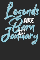 Legends are born in January: Wochenplaner Januar bis Dezember 2020 - 1 Woche auf einen Blick - DIN A5 Monatsplaner Jahresplaner Jahr Terminplaner Checklisten & Notizen Legenden sind im Januar geboren  1678466409 Book Cover
