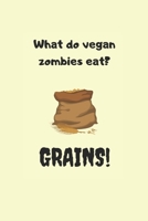 WHAT DO VEGAN ZOMBIES EAT?: JOURNAL / NOTEBOOK 1712319310 Book Cover