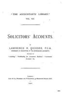 Solicitors' Accounts 1532820291 Book Cover