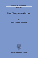 Peer Disagreement in Law 3428159284 Book Cover