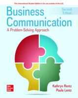 ISE Business Communication: A Problem-Solving Approach 1260571068 Book Cover