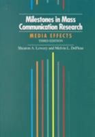Milestones in Mass Communication Research (3rd Edition) 0801314372 Book Cover