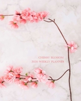 Cherry Blossom 2020 Weekly Planner : Thin Blossom Branch Dated Calendar Notebook; Get Stuff Done with Goals Important Dates and to-Do Lists 1710959193 Book Cover