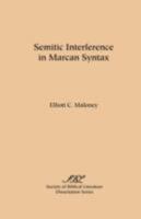 Semitic Interference in Marcan Syntax 0891304061 Book Cover