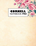 Cornell Notebook Pro: Large Note Taking System For School And University. College Ruled Pretty Light Notes. Beautiful Pastel Floral Cover - Trendy Note Paper Journal. 1691698695 Book Cover