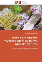 Analyse Des Rapports Marchands Dans Les Filia]res Agricoles Vivria]res 3841784992 Book Cover