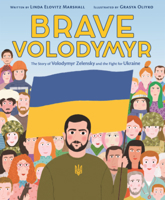 Brave Volodymyr: The Story of Volodymyr Zelensky and the Fight for Ukraine B0GN2FPBWN Book Cover