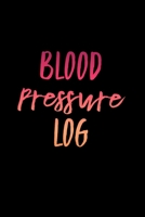 Blood Pressure Log: Tracker 1654346594 Book Cover