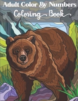 Adults Color by number coloring book: Beautiful Adult Color By Number Coloring Book B08L4GMN7N Book Cover