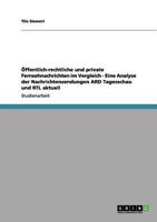 �ffentlich-rechtliche und private Fernsehnachrichten im Vergleich. Eine Analyse der Nachrichtensendungen ARD Tagesschau und RTL aktuell 3656055785 Book Cover