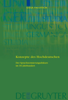 Konzepte Des Hochdeutschen 3110203650 Book Cover