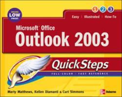 Microsoft Office Outlook 2003 (QuickSteps) 0072232277 Book Cover