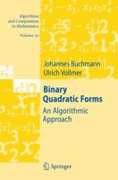 Binary Quadratic Forms: An Algorithmic Approach 3642079717 Book Cover