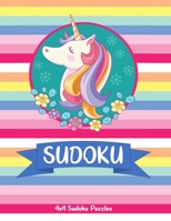 Sudoku: Easy 4x4 Sudoku Puzzles Cute Unicorns, Make Math Fun with Educational Puzzles for Kids with Solutions 1661690637 Book Cover