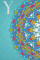 Y: Monogram Journal/Mandala Art 1696459192 Book Cover