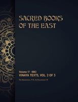 Vinaya Texts: Volume 2 of 3 178894321X Book Cover
