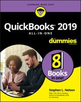 QuickBooks 2019 All-In-One for Dummies 1119523745 Book Cover