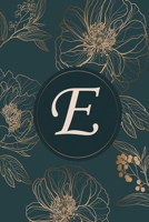 E: Initial Monogram Notebook, Monogram Journal, Initial Notepad, 100 Pages 1034169157 Book Cover