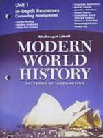 Unit 4 In Depth Resources The World War (Mc Dougal Littell Modern World History Patterns Of Interaction) 0618409785 Book Cover