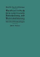 Auskunftsbuch Fur Die Vorschriftsgemasse Unterhaltung Und Betriebsfuhrung Von Starkstromanlagen 3662362279 Book Cover