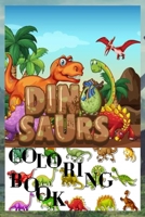 Dinosaur coloring book: Dinosaurs coloring book, weird and wonderful creatures B08Z2TMR9D Book Cover