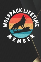 Wolfpack Lifetime Member: Funny and Cute Wolf Composition Book, Journal, Diary, Notebook for Wolves lovers. Wide Ruled Blank Lined. Diary, Notepad. ... Christmas, Kids, boys, girls, men and Women. 1707210284 Book Cover