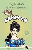 Aafke Art's Curious Coloring Sampler: Fun, Bold & Easy Adult Coloring Pages, Vintage Fashion, Fuzzy Animals and Buff Boys for Relaxation, Mindfulness and Creative Inspiration 1967357137 Book Cover