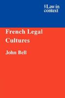 French Legal Cultures China Edition 0521606128 Book Cover