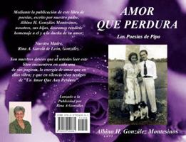 Amor Que Perdura: Las Poesias de Pipo 0979240883 Book Cover