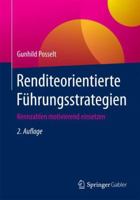 Renditeorientierte Führungsstrategien: Kennzahlen motivierend einsetzen 3658195622 Book Cover