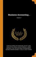 Business accounting .. Volume 1 0344565262 Book Cover