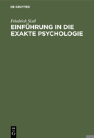 Einf�hrung in Die Exakte Psychologie 3486236636 Book Cover