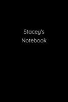 Stacey's Notebook: Notebook / Journal / Diary - 6 x 9 inches (15,24 x 22,86 cm), 150 pages. 1692268384 Book Cover