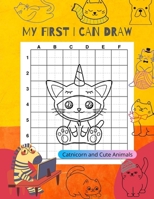 My first i can draw catnicorn and cute animals: Simple step-by-step learn to drawing and coloring book for kids B08GVGMXC5 Book Cover