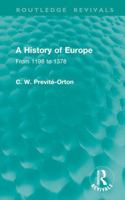 A History of Europe: From 1198 to 1378 1041002203 Book Cover