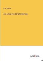 Zur Lehre von der Entzündung 3382034581 Book Cover