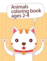 Animals coloring book ages 2-4: christmas coloring book adult for relaxation 1709810076 Book Cover