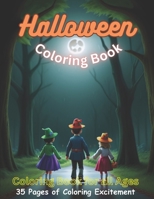 Halloween Coloring Book: Coloring Book for All Ages B0CLM23VBT Book Cover