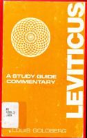 Leviticus: Bible Study Commentary 0310418135 Book Cover