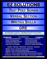 EZ Solutions - Test Prep Series - Verbal Section - Writing Skills - GRE (Edition: Updated. Version: Revised. 2015) 1605629642 Book Cover