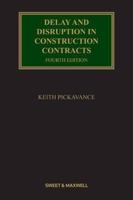 Delay and Disruption in Construction Contracts 1859781489 Book Cover