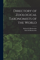 Directory of Zoological Taxonomists Of 1013565649 Book Cover