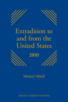 Extradition to and from the United States 2010 9004179550 Book Cover