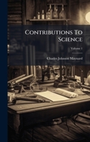 Contributions To Science 1024388514 Book Cover