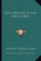 Five Speeches In The West 1166013820 Book Cover