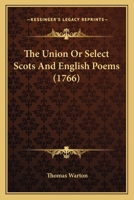 The Union Or Select Scots And English Poems 3732645762 Book Cover